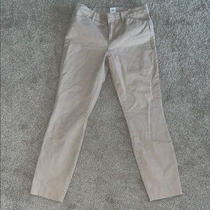 GAP Tan Straight Leg Pants
